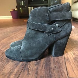 LIKE NEW!! Rag and Bone Harrow Suede Booties